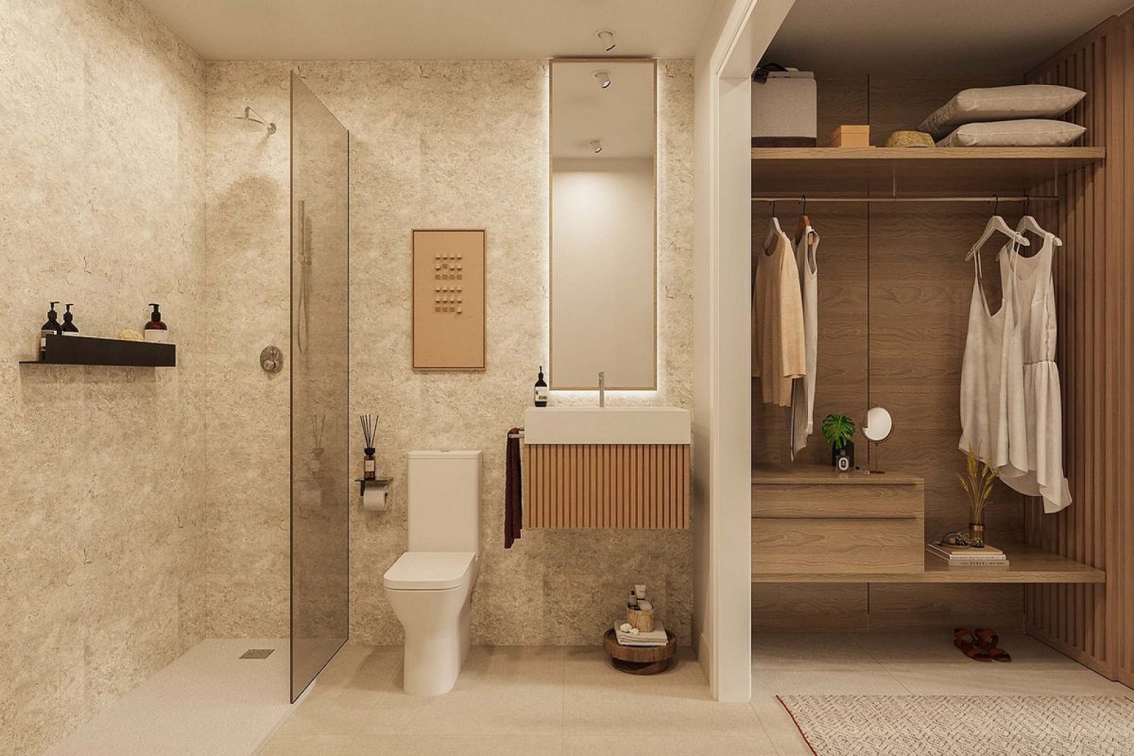 <p>Apartment with garden provided with 2 Bedrooms and 2 Bathrooms, inside & outside swimming pool and underground parking space with storage room. ...