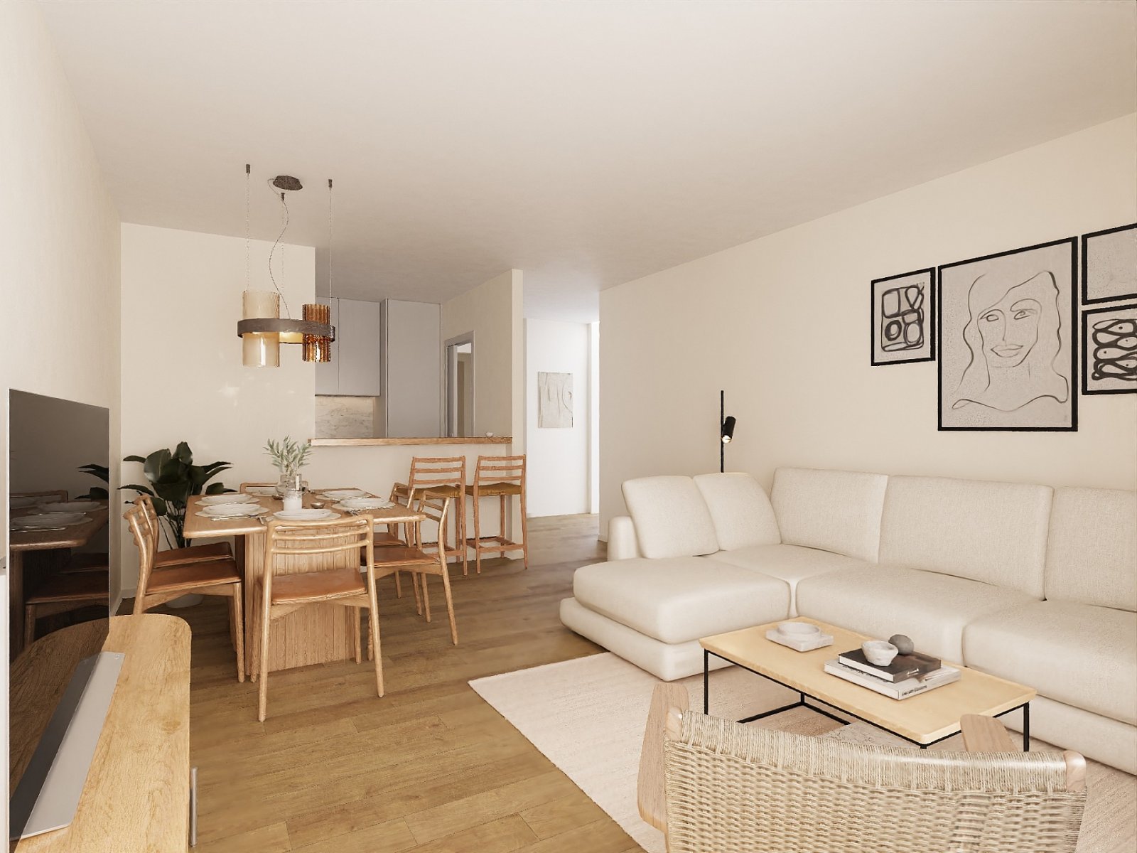 <p>Apartment with terrace provided with 3 Bedrooms and 2 Bathrooms, communal swimming pool and optional underground parking & storage room. </p><p>...