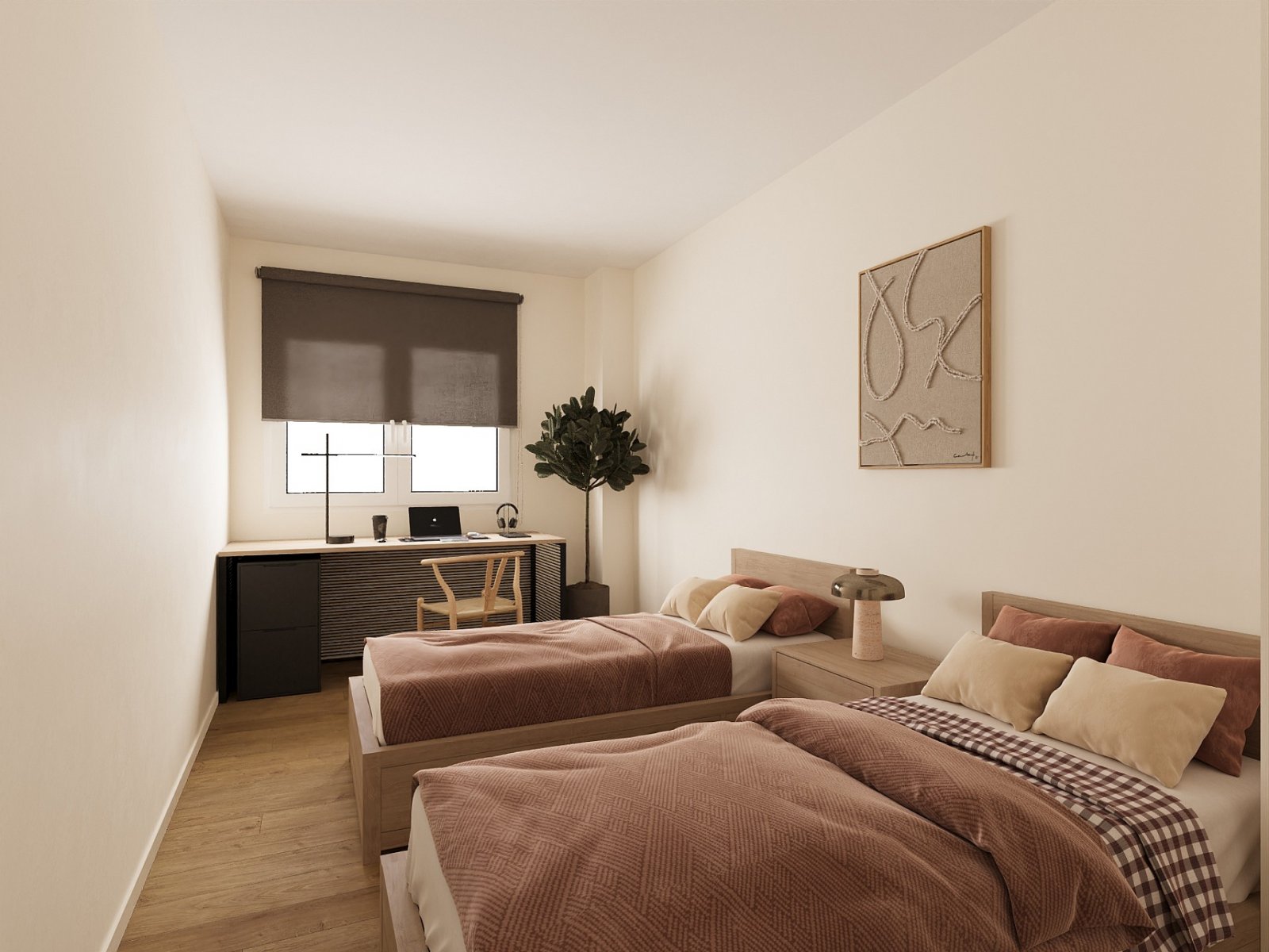 <p>Apartment with terrace provided with 3 Bedrooms and 2 Bathrooms, communal swimming pool and optional underground parking & storage room. </p><p>...
