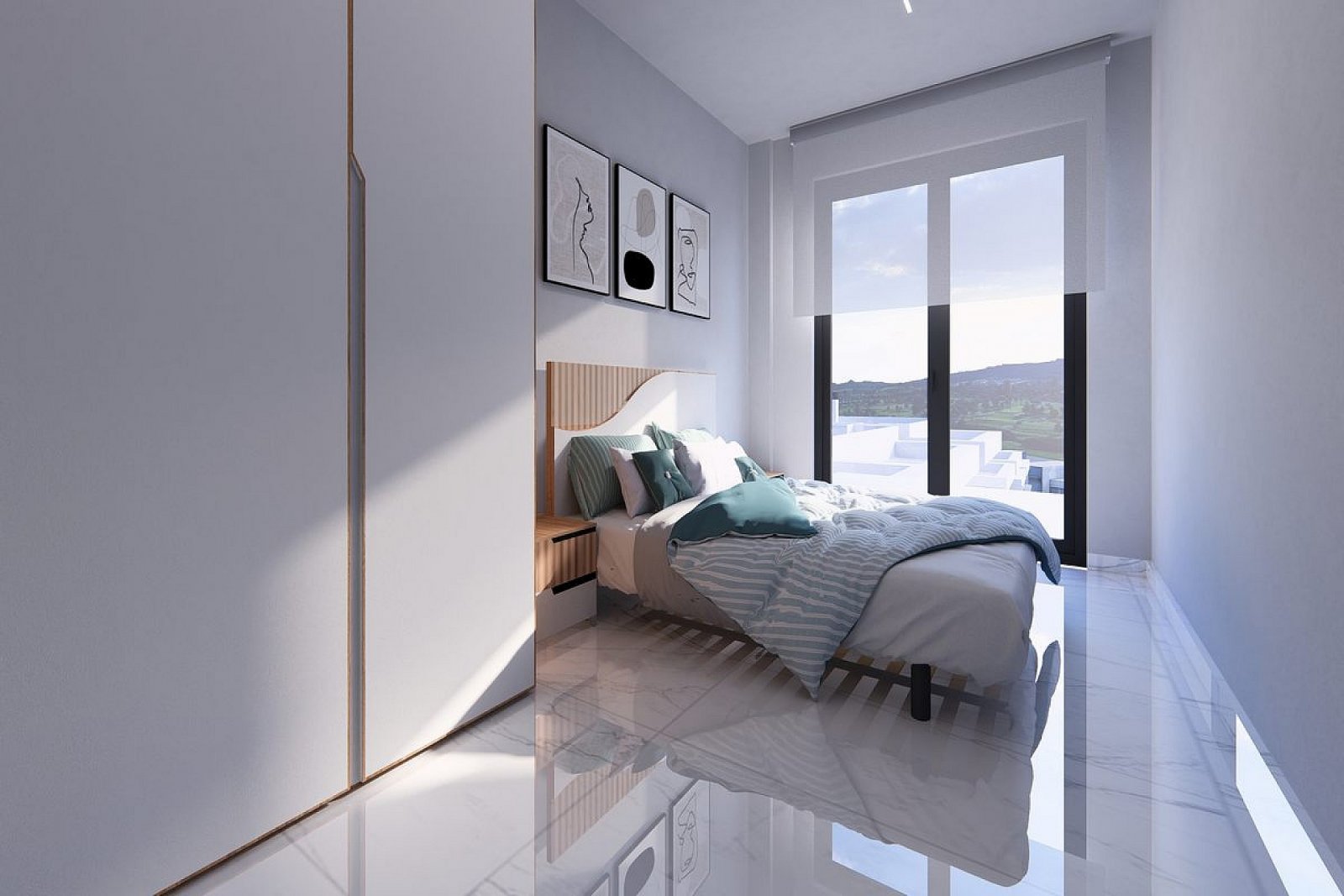 <p>Apartment with garden provided with 2 Bedrooms and 2 Bathrooms, communal swimming pool and parking spot. </p>