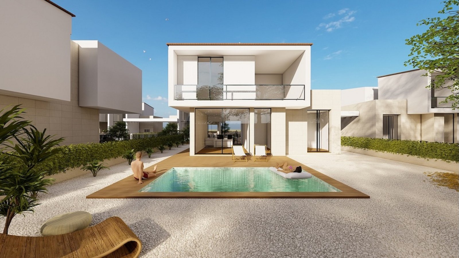 <p>Villa provided with 3 Bedrooms and 3 Bathrooms, private swimming pool and parking space on own plot. </p><p>This small-scale complex of just 7 v...