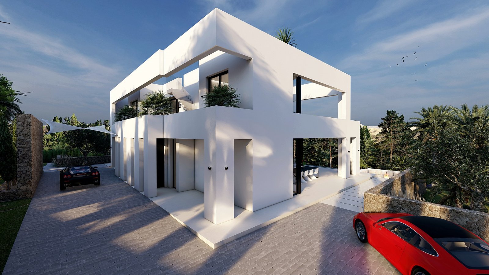 <p>Villa provided with 4 Bedrooms and 4 Bathrooms, infinity swimming pool and parking space on own plot. </p><p>Luxury new build villa with a 13x4....