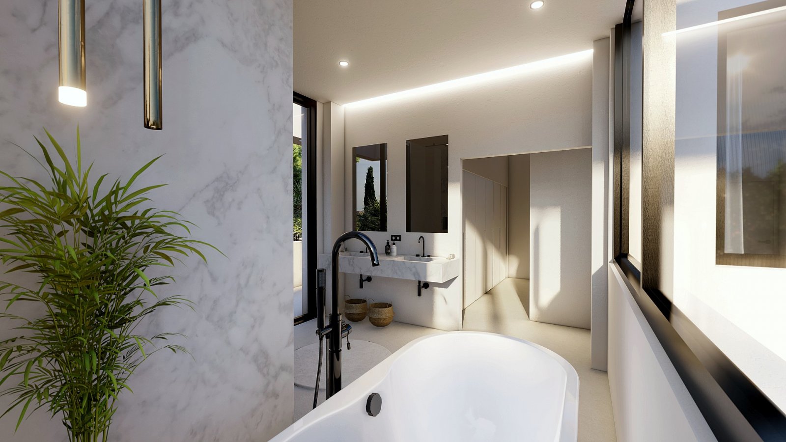 <p>Villa provided with 4 Bedrooms and 4 Bathrooms, infinity swimming pool and parking space on own plot. </p><p>Luxury new build villa with a 13x4....