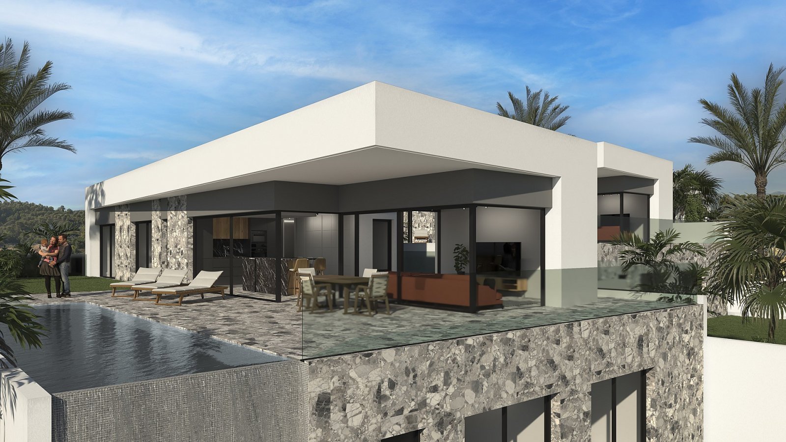 <p>Villa provided with 4 Bedrooms and 5 Bathrooms, private swimming pool and underground parking space with storage room. </p><p>With panoramic vie...
