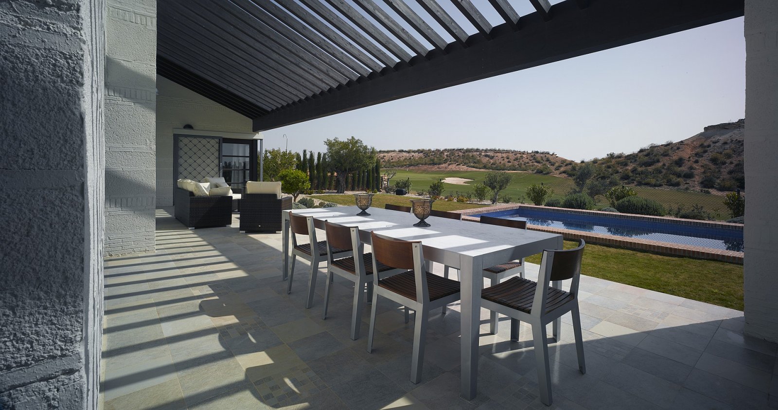 <p>Villa provided with 3 Bedrooms and 3 Bathrooms, private swimming pool and parking space on own plot. </p><p>20 Mediterranean style detached vill...