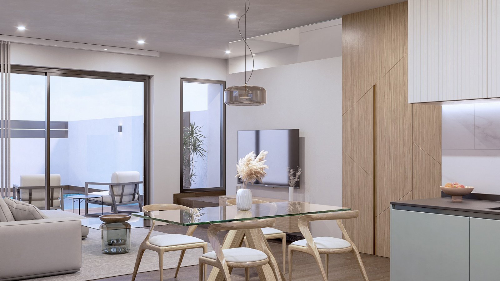 <p>Villa provided with 3 Bedrooms and 3 Bathrooms, private swimming pool and parking space on own plot. </p><p>Exclusive residence with only 3 vill...