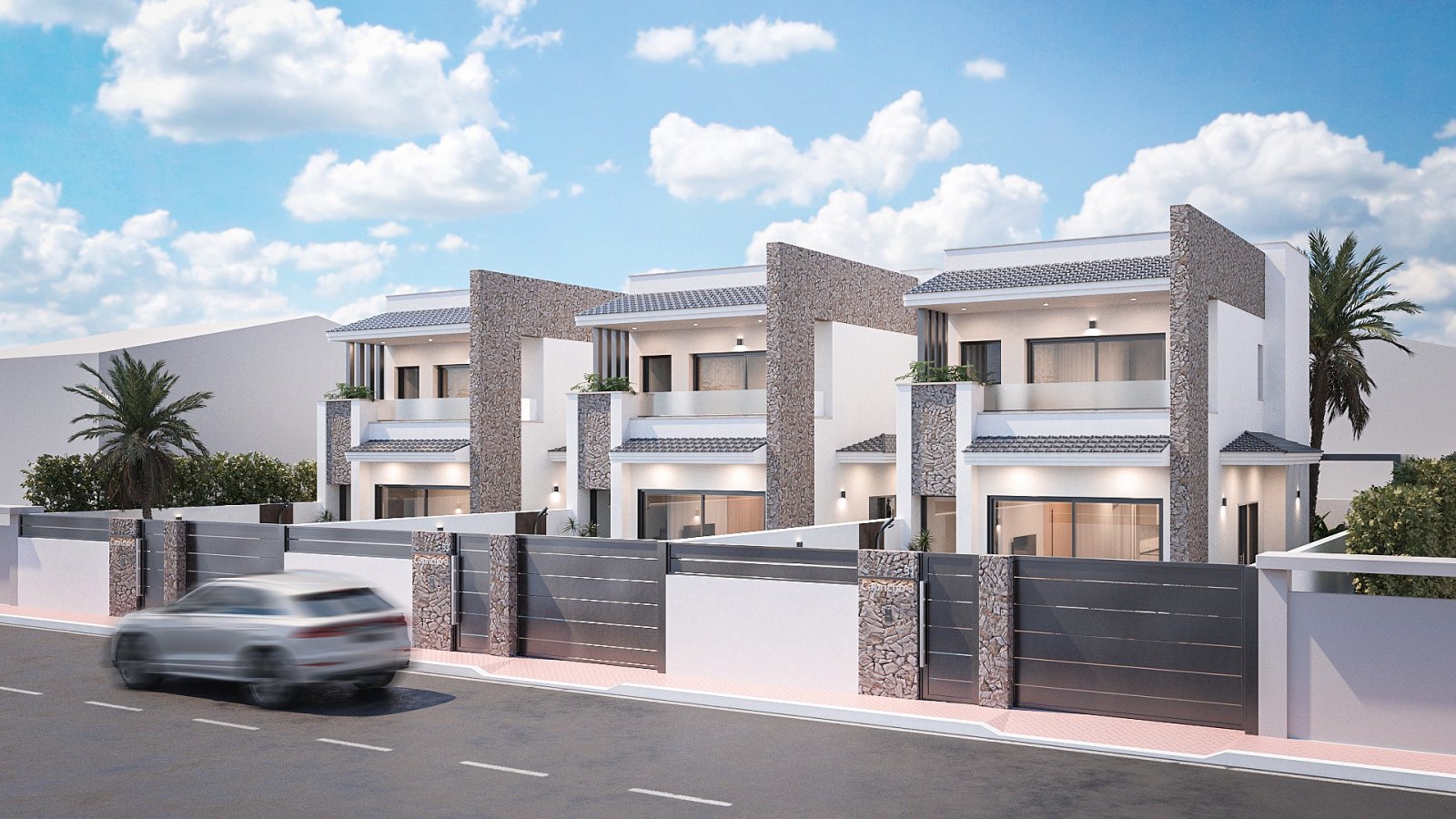 <p>Villa provided with 3 Bedrooms and 3 Bathrooms, private swimming pool and parking space on own plot. </p><p>Exclusive residence with only 3 vill...