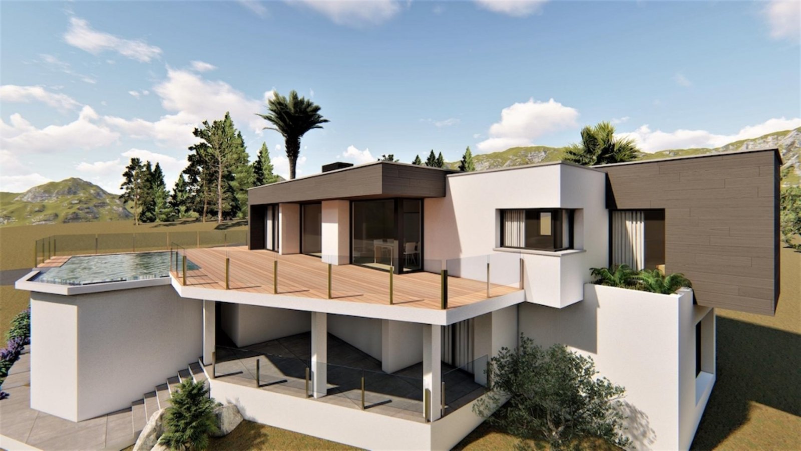 <p>Villa provided with 4 Bedrooms and 3 Bathrooms, infinity swimming pool and underground garage with cellar. </p><p>Exclusive home in a fairytale ...