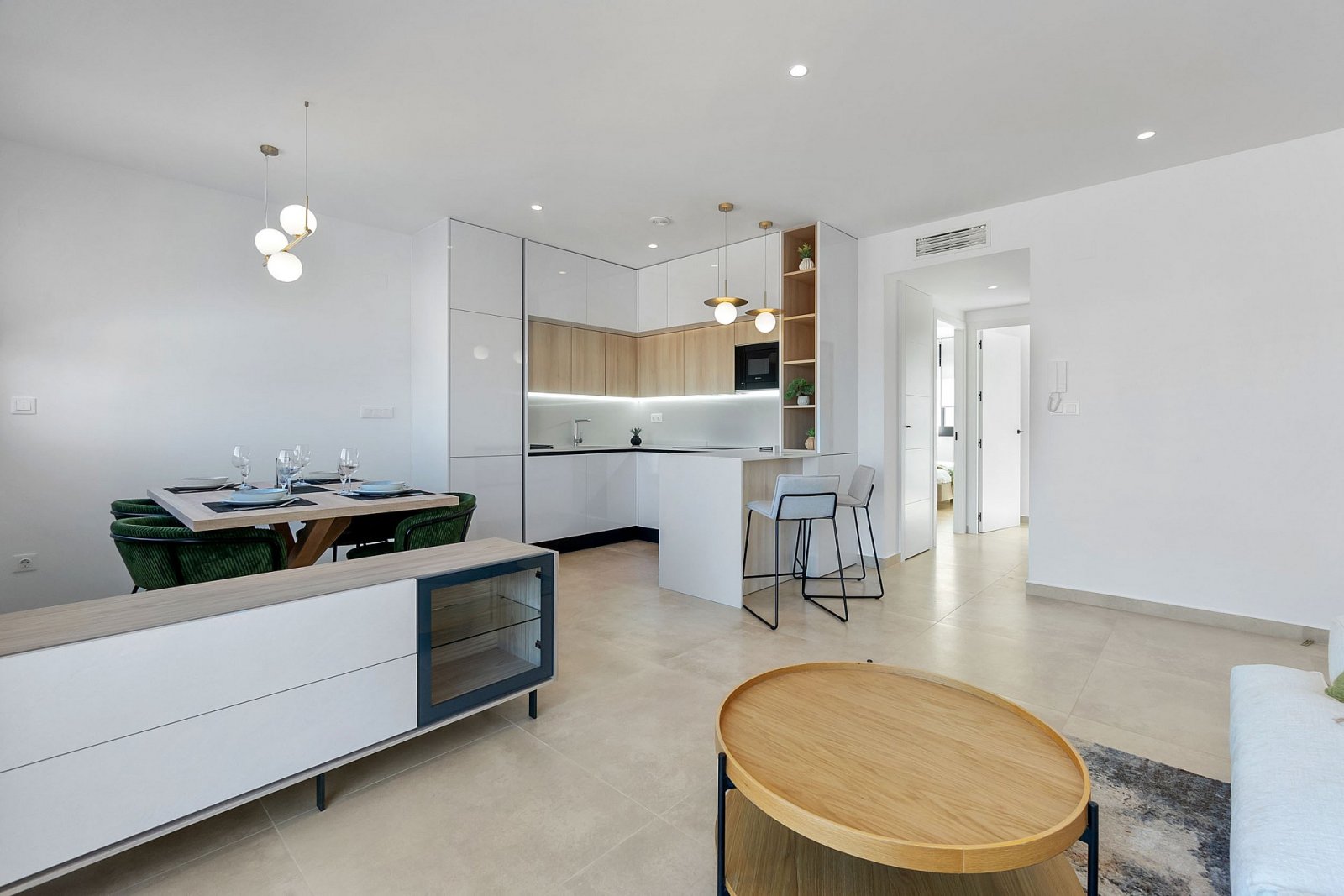 Apartment mit Solarium, Pool und Lagunenblick