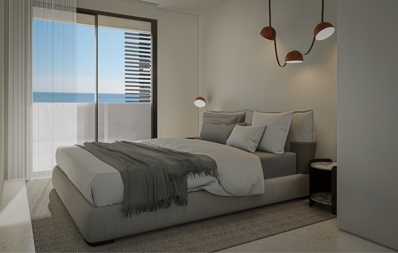 <p>Apartment with terrace provided with 2 Bedrooms and 2 Bathrooms, infinity swimming pool and optional underground parking & storage room. </p><p>...