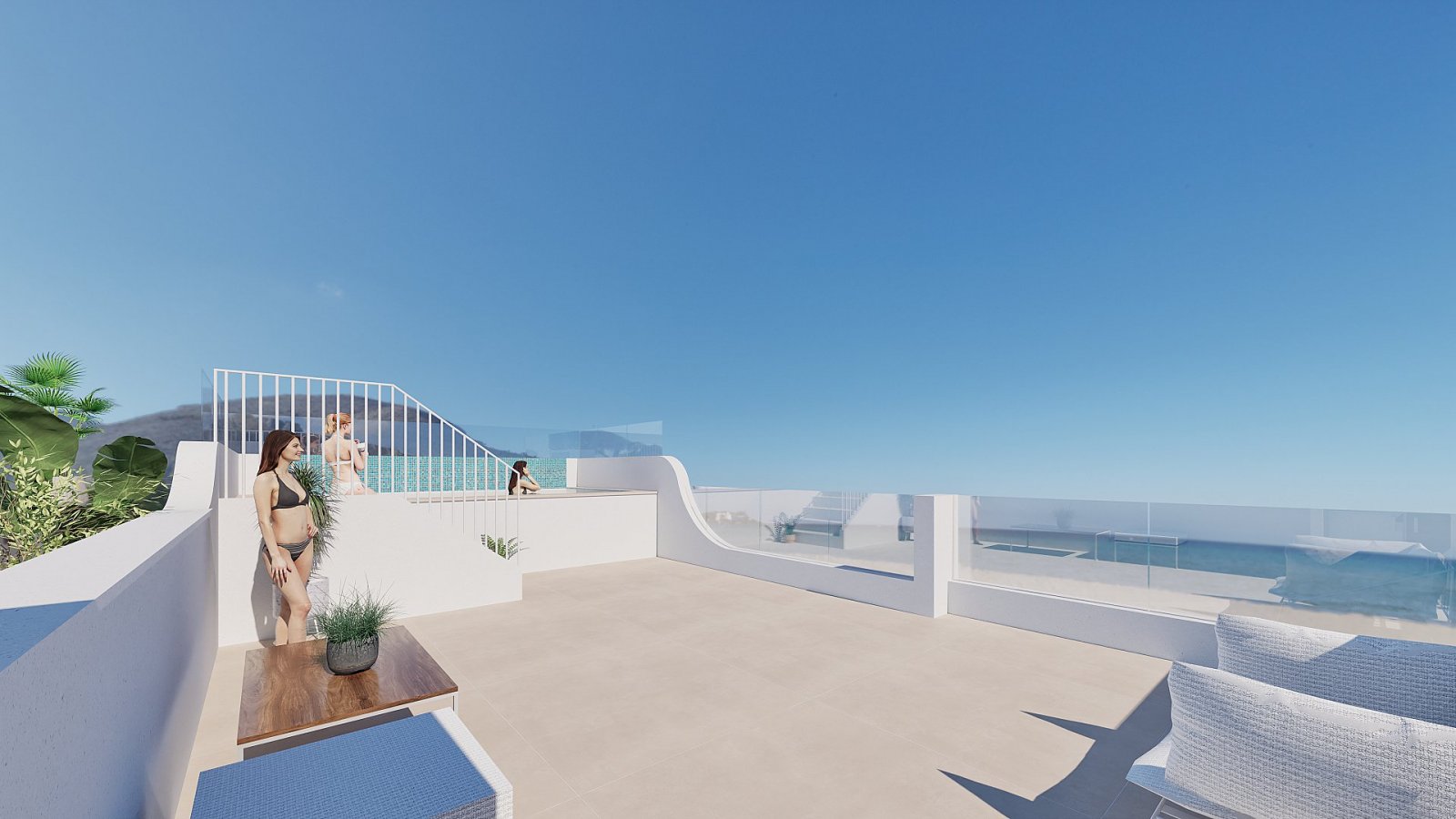 <p>Apartments - solarium provided with 2 Bedrooms and 2 Bathrooms, communal swimming pool and underground parking space. </p><p>This new constructi...