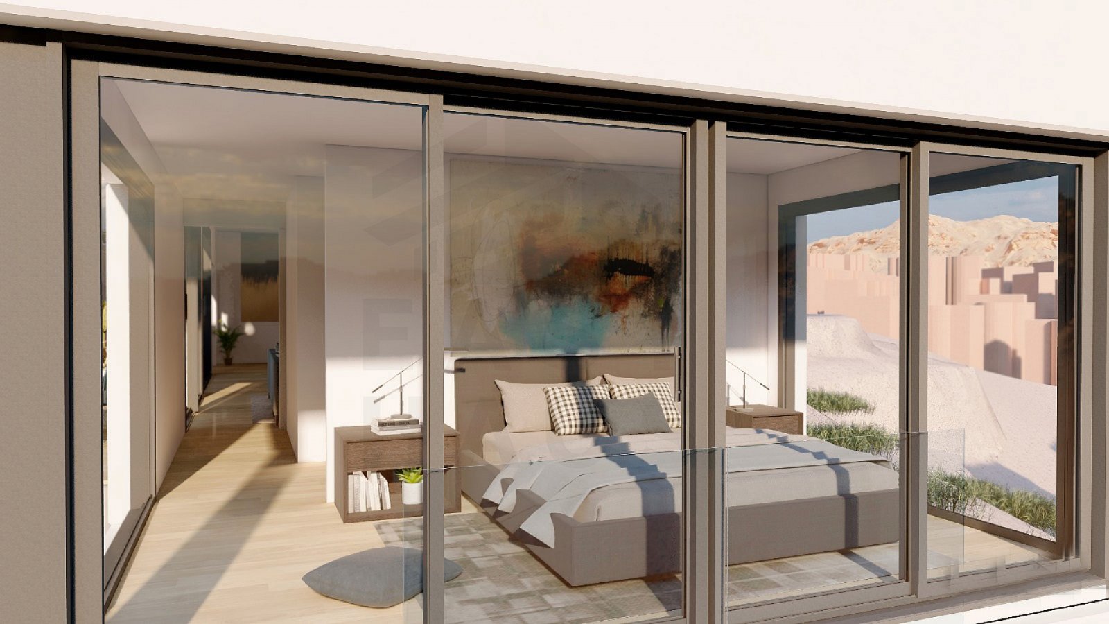 <p>Villa provided with 4 Bedrooms and 4 Bathrooms, heated swimming pool and parking space on own plot. </p><p>Located on the second line of the pre...