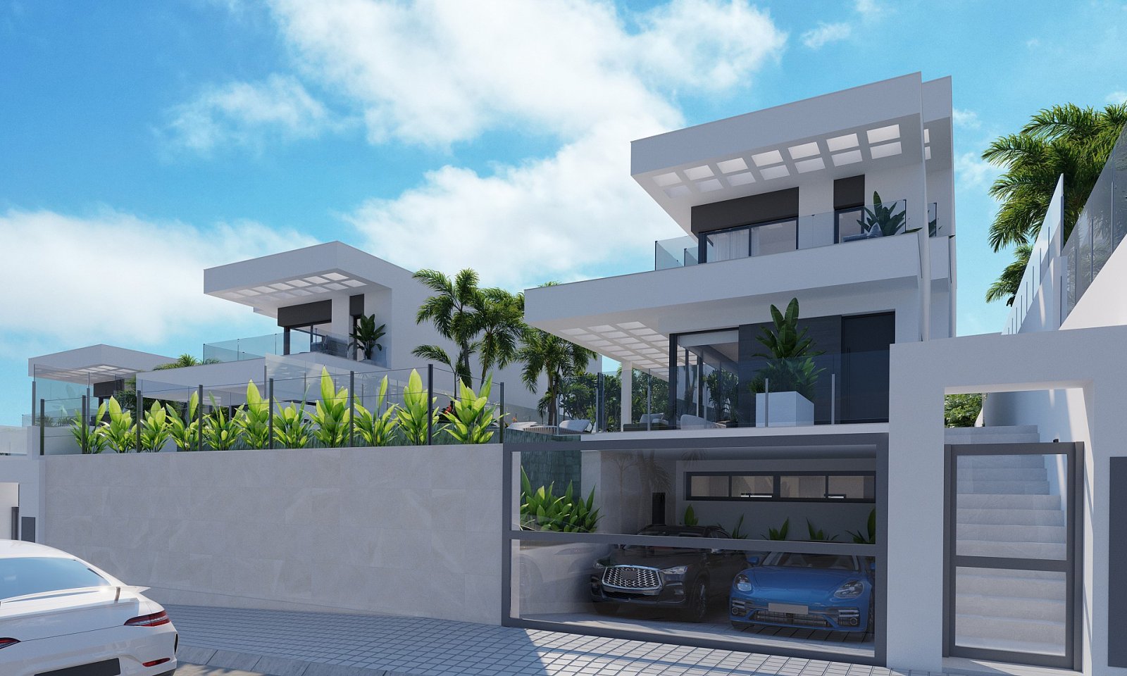 <p>Villa provided with 3 Bedrooms and 3 Bathrooms, private swimming pool and private garage for 2 cars. </p><p>They offer panoramic views of the Be...