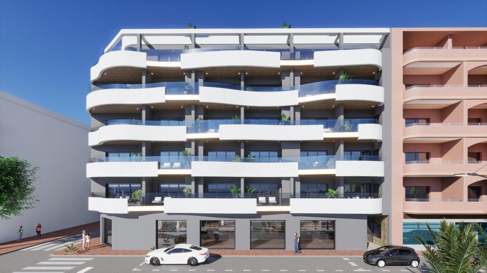 <p>Apartment with terrace provided with 2 Bedrooms and 2 Bathrooms, communal swimming pool and private garage. </p><p>Complex with a total of 34 ap...