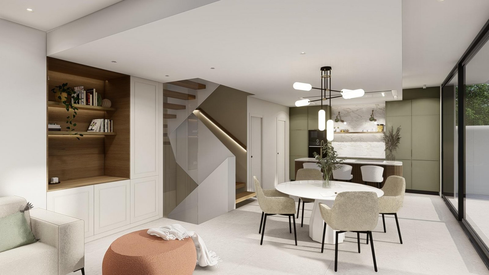 <p>Villa provided with 4 Bedrooms and 3 Bathrooms, private swimming pool and underground parking space with storage room. </p><p>Skyline V villas i...