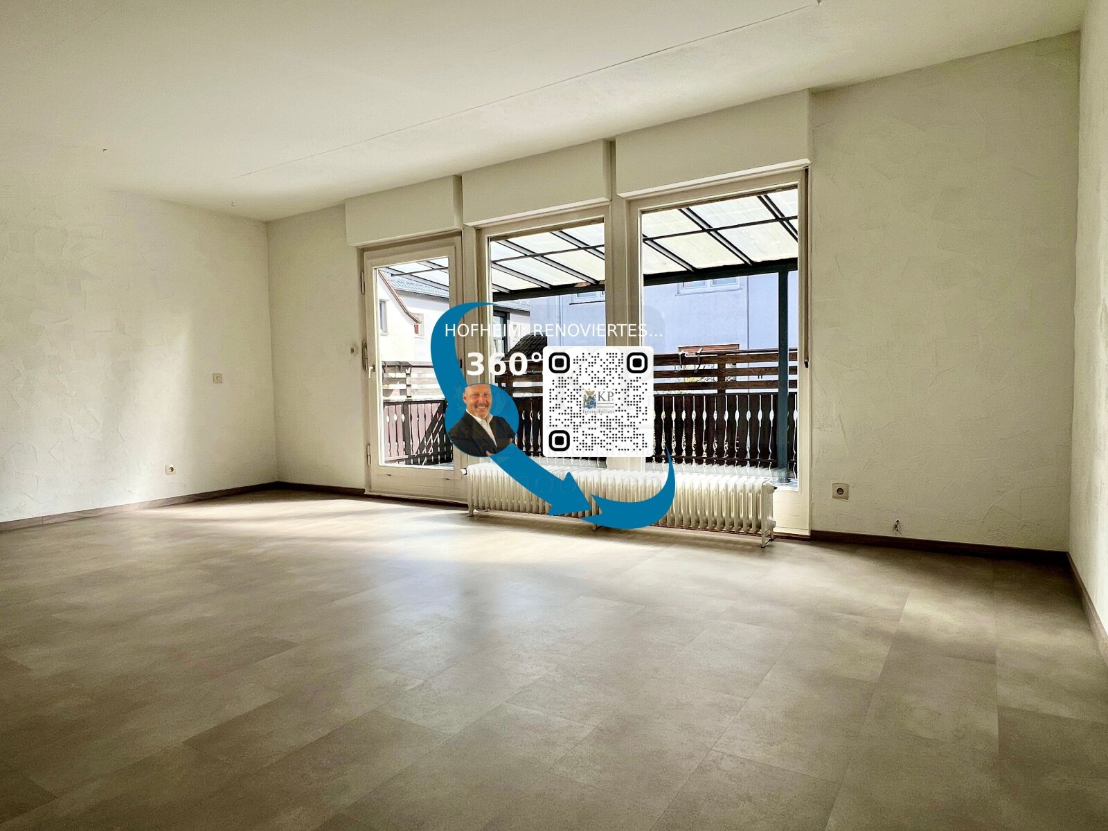 HOFHEIM: RENOVATED DETACHED HOUSE WITH 6 BEDROOMS, 2 BATHROOMS, 2 KITCHENS, GARAGE AND CARPORT