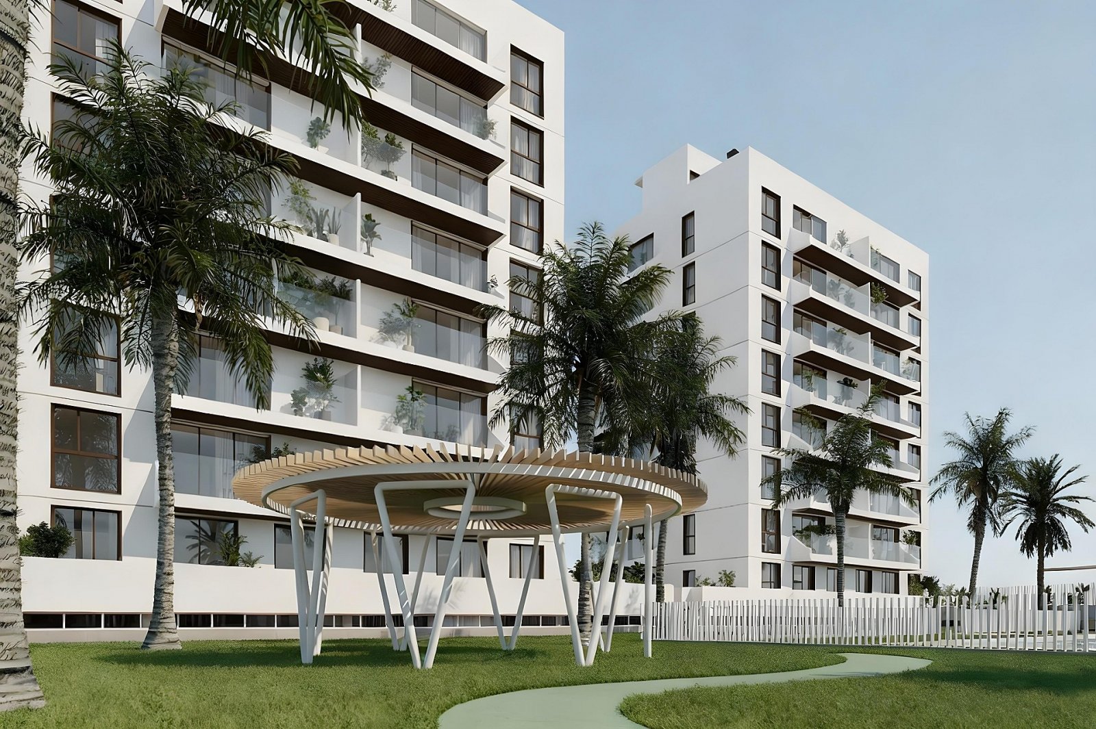 <p>Apartment with terrace provided with 2 Bedrooms and 2 Bathrooms, communal swimming pool and underground parking space. </p><p>This exclusive res...