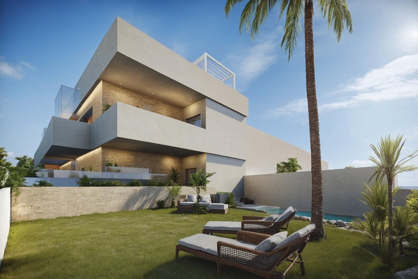 <p>Apartment with terrace provided with 2 Bedrooms and 2 Bathrooms, communal swimming pool and parking spot. </p>