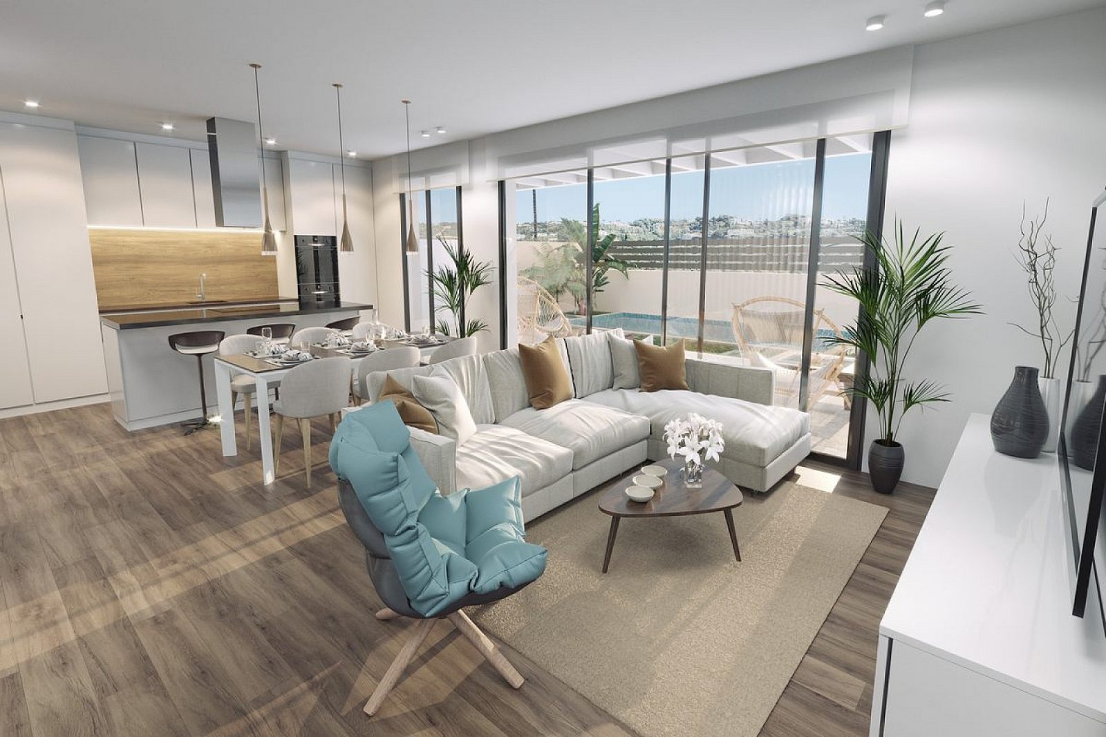 <p>Villa provided with 3 Bedrooms and 3 Bathrooms, private swimming pool and private garage. </p>