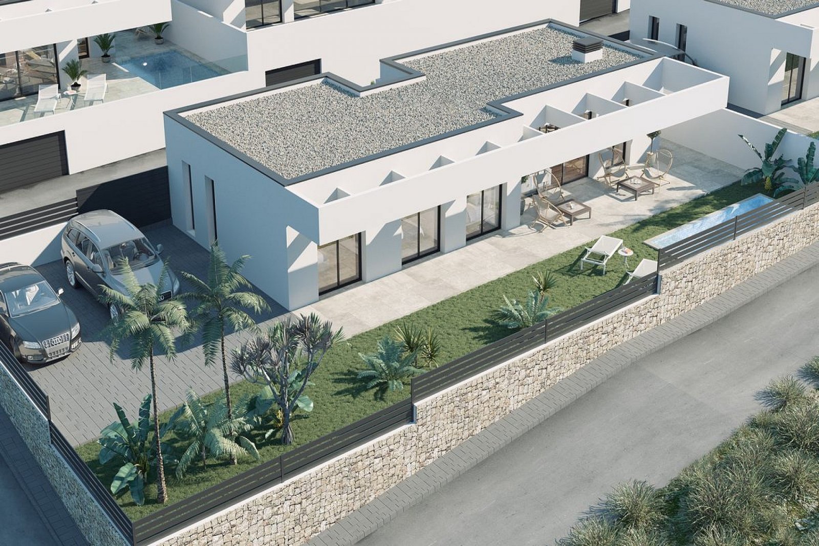 <p>Villa provided with 3 Bedrooms and 3 Bathrooms, private swimming pool and private garage. </p>