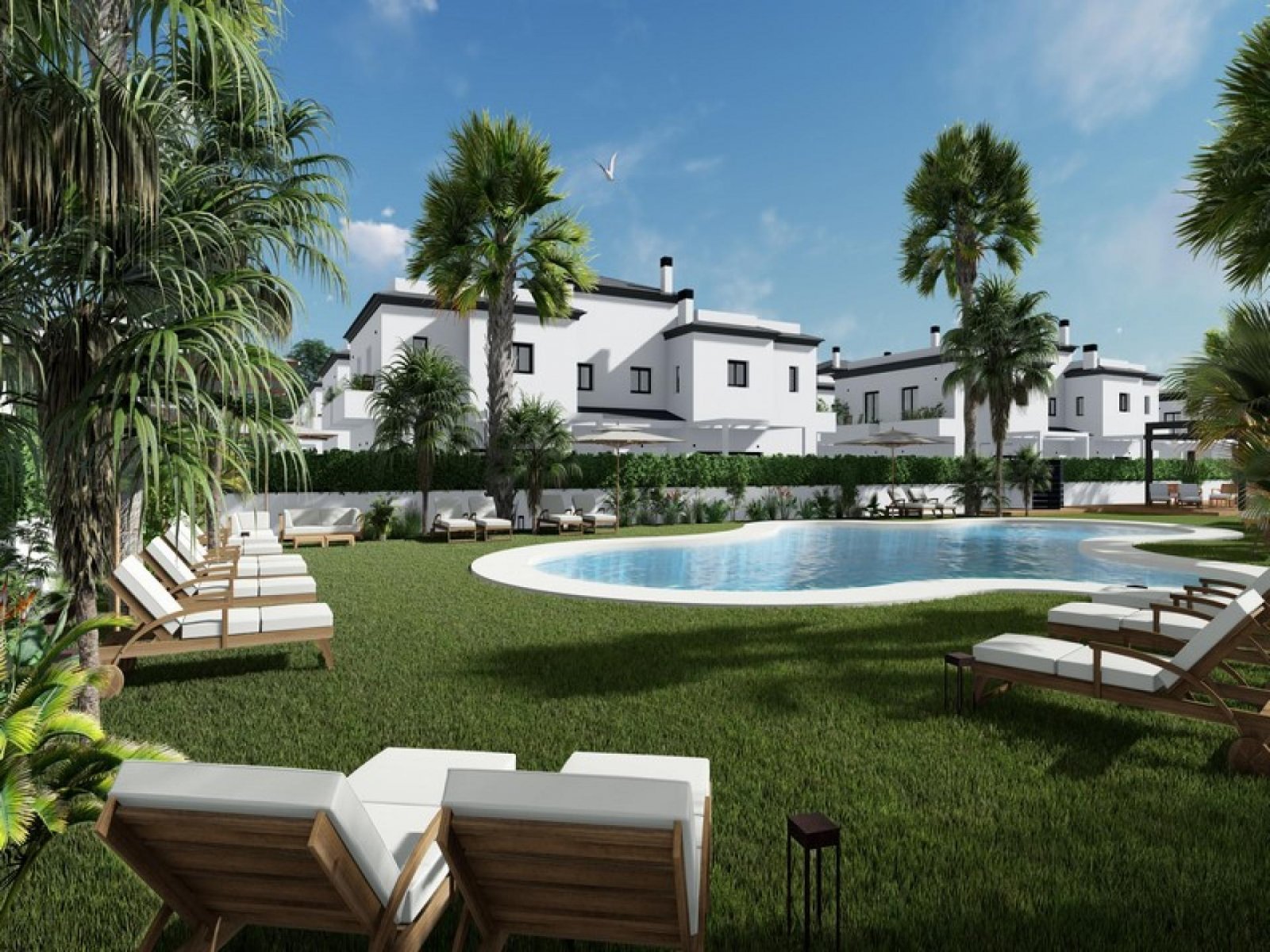 <p>Villa provided with 3 Bedrooms and 2 Bathrooms, communal swimming pool and private parking space within domain. </p>