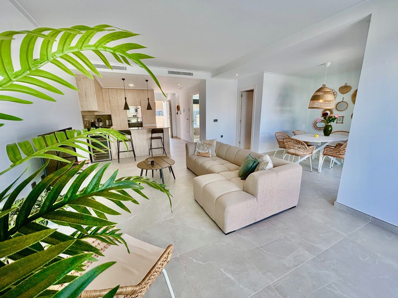   This Modern, East and West Facing, Two Bedroom Detached Villa in Benijofar is located within a highly sought-after area on the Costa Blanca South...