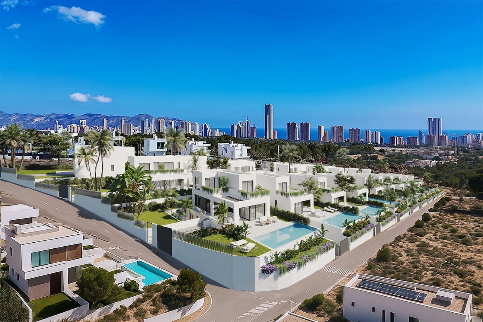 <p>Villa provided with 4 Bedrooms and 4 Bathrooms, private swimming pool and parking space on own plot. </p>