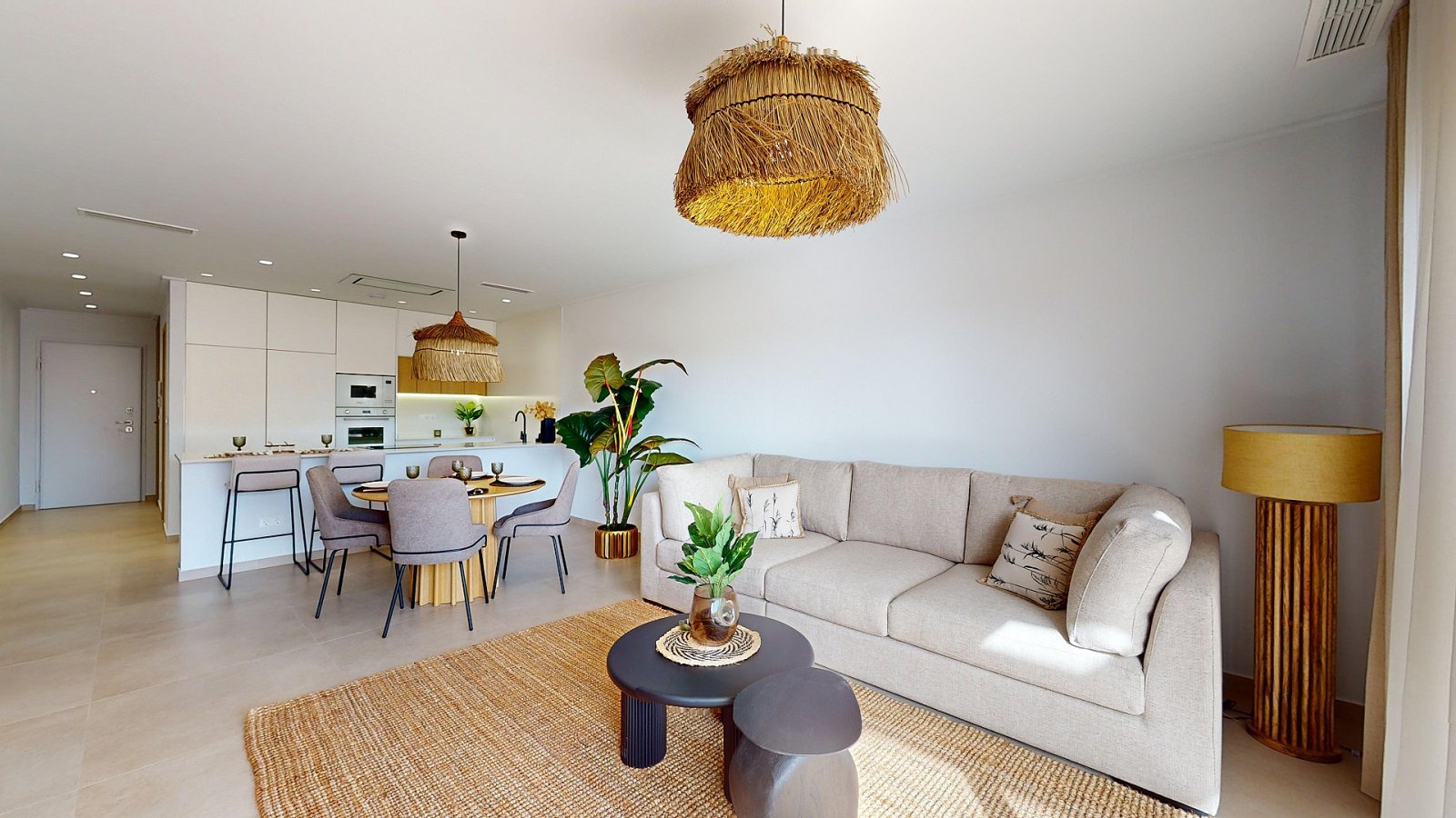 <p>Apartments - solarium provided with 3 Bedrooms and 2 Bathrooms, communal swimming pool and underground parking space. </p>