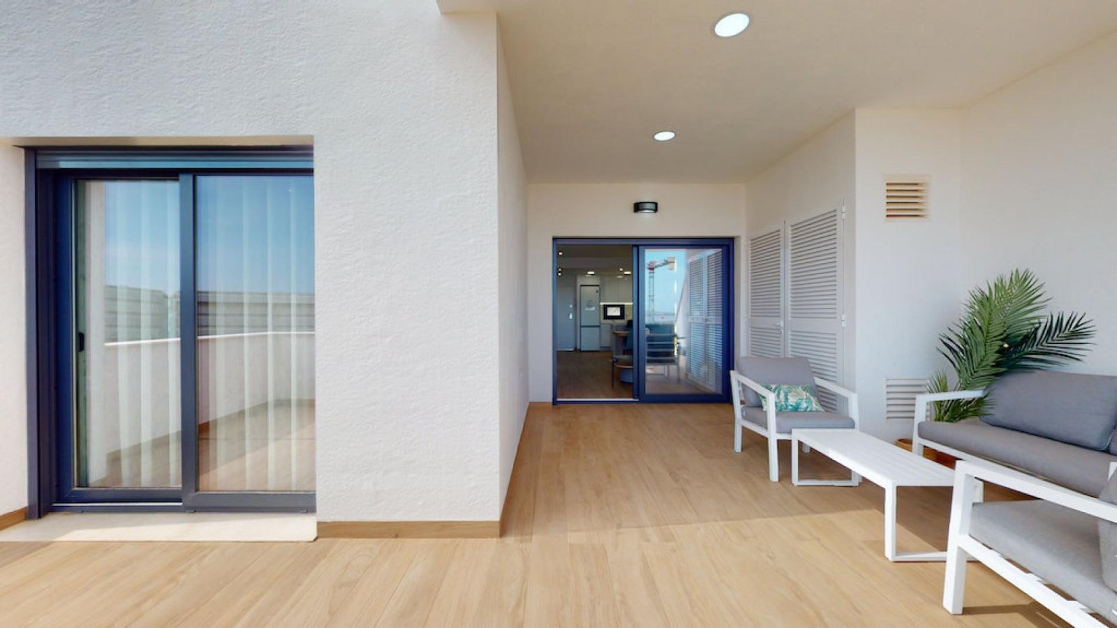 <p>Apartment with garden provided with 2 Bedrooms and 2 Bathrooms, communal swimming pool and optional underground parking space. </p><p>Modern apa...