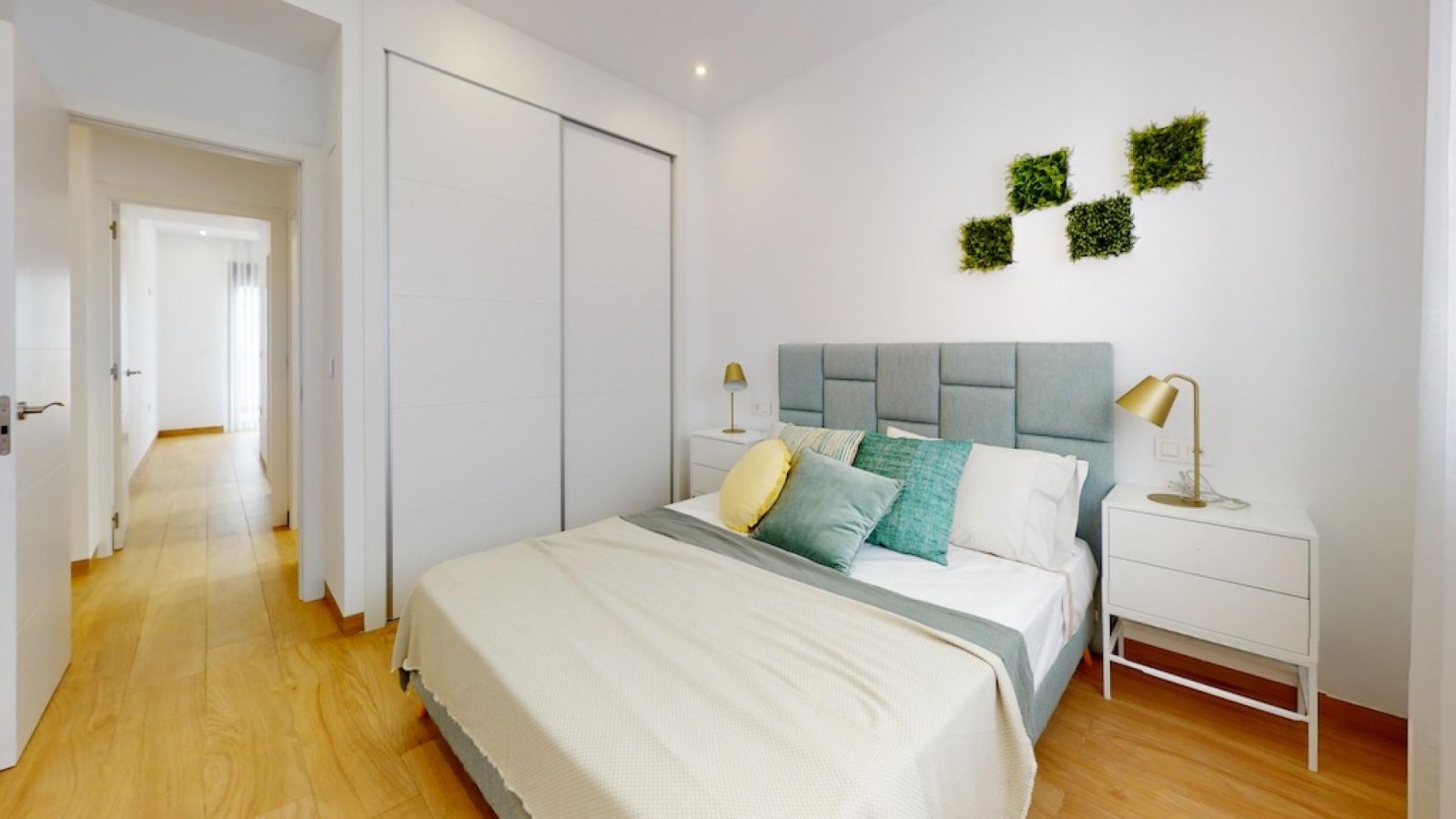 <p>Apartment with garden provided with 2 Bedrooms and 2 Bathrooms, communal swimming pool and optional underground parking space. </p><p>Modern apa...