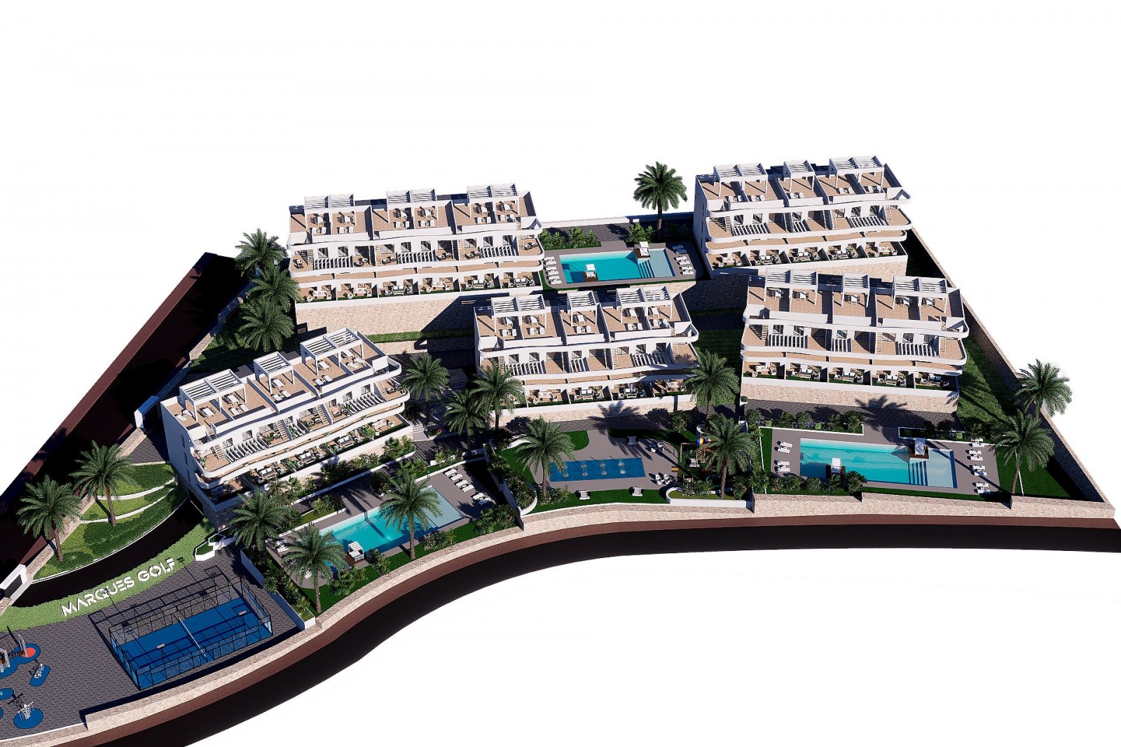 <p>Apartment with terrace provided with 2 Bedrooms and 2 Bathrooms, communal swimming pool and optional underground parking space. </p><p>Discover ...
