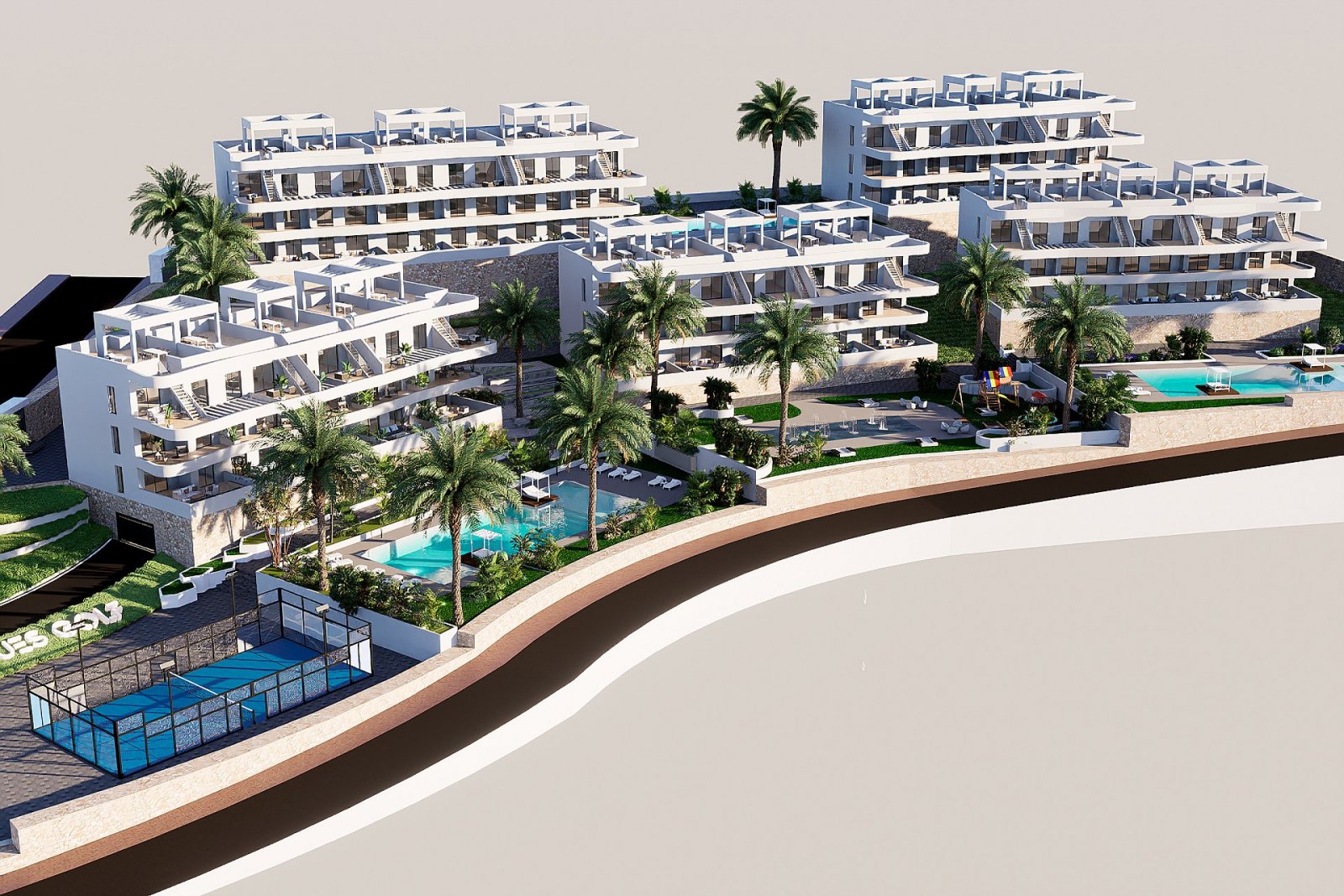 <p>Apartment with terrace provided with 2 Bedrooms and 2 Bathrooms, communal swimming pool and optional underground parking space. </p><p>Discover ...