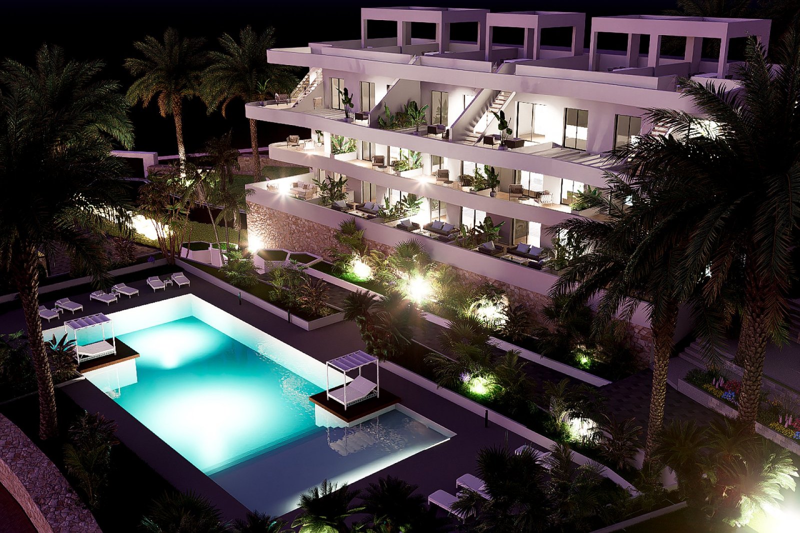 <p>Apartment with terrace provided with 2 Bedrooms and 2 Bathrooms, communal swimming pool and optional underground parking space. </p><p>Discover ...