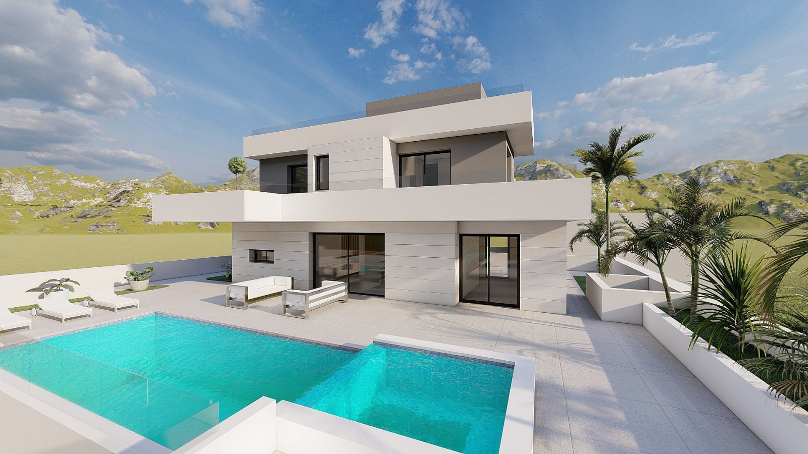 <p>Villa provided with 3 Bedrooms and 3 Bathrooms, private swimming pool and parking space on own plot. </p>
