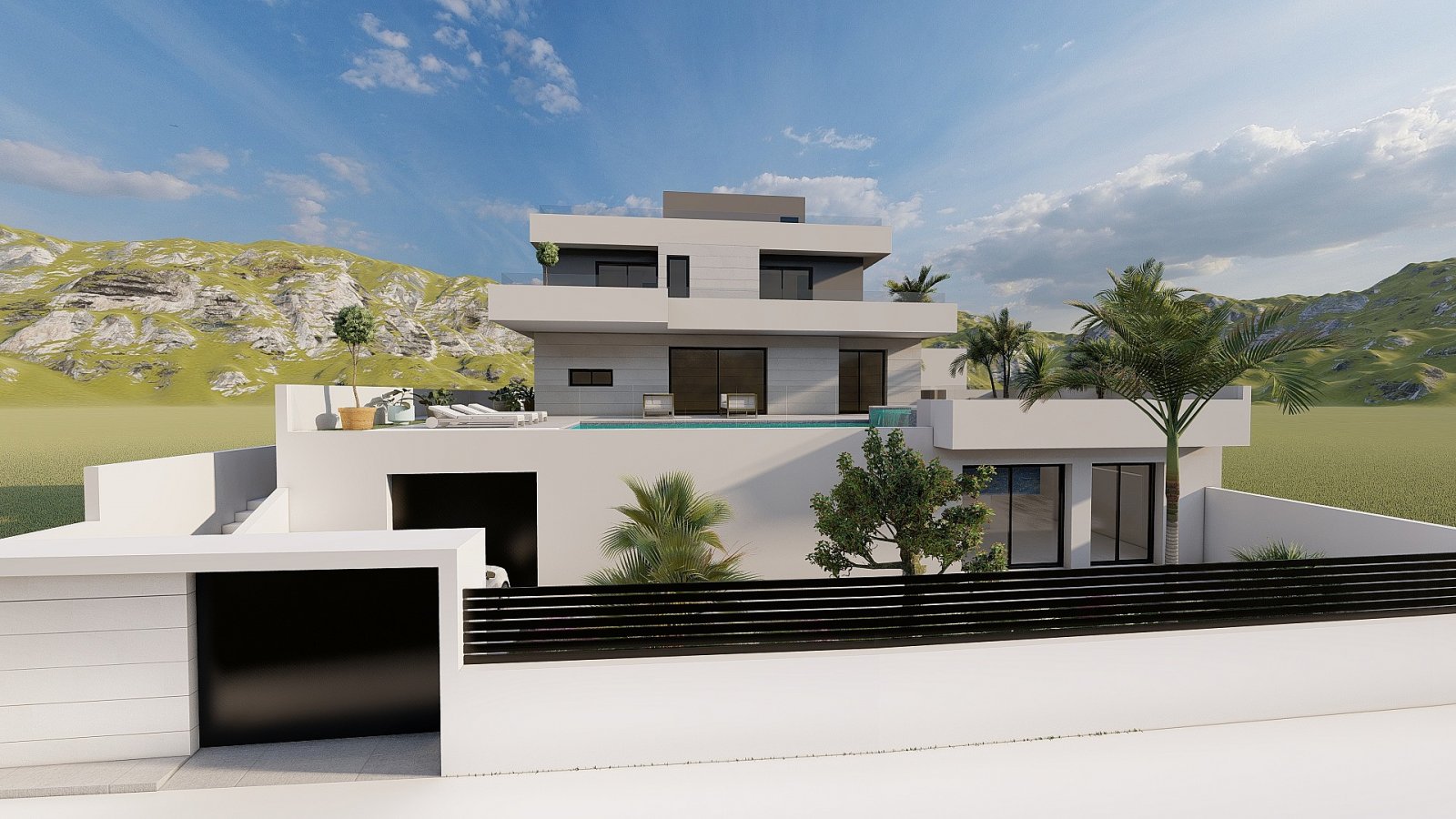 <p>Villa provided with 3 Bedrooms and 3 Bathrooms, private swimming pool and parking space on own plot. </p>