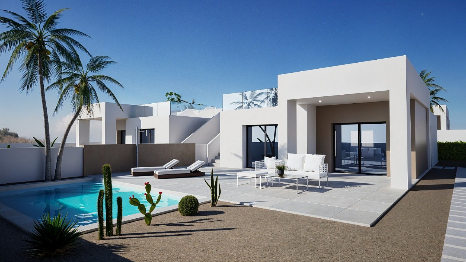 La Romana: <p>Villa provided with 3 Bedrooms and 2 Bathrooms, private swimming pool and parking space on own plot. </p><p>Discover these modern villas, an exc... 