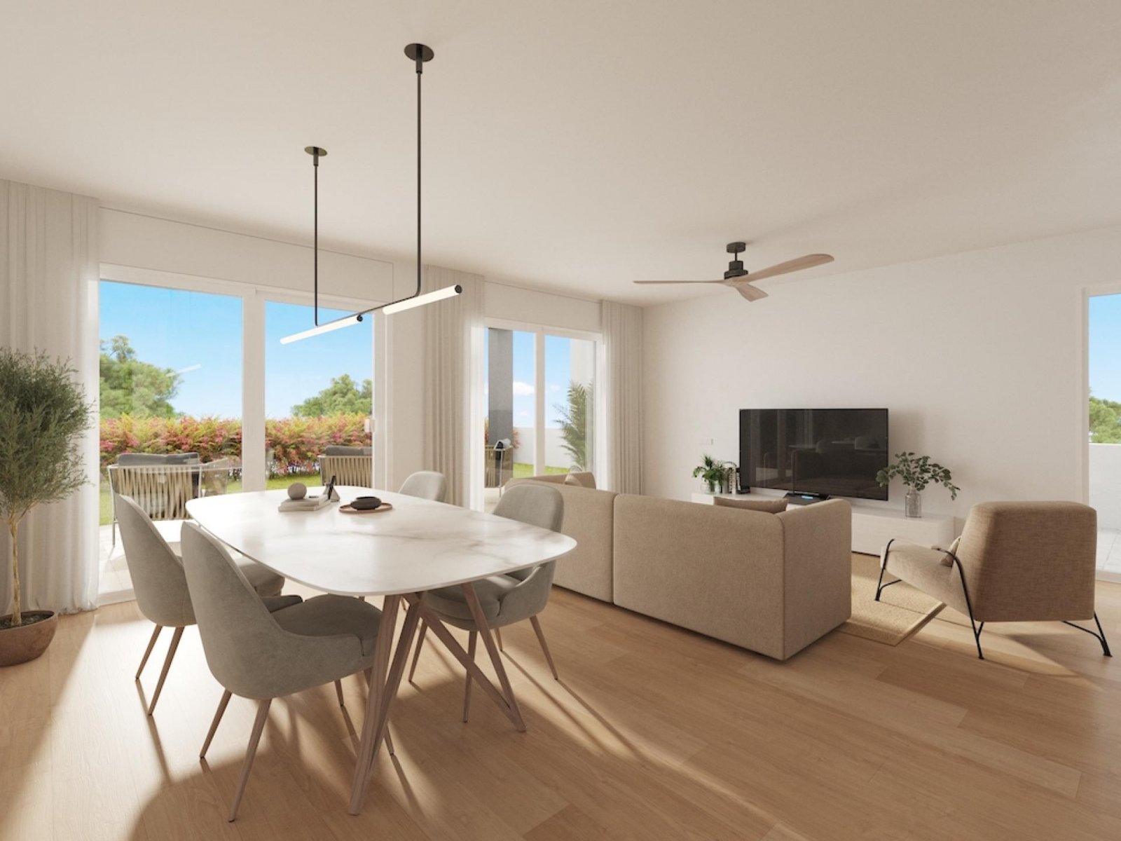 <p>Villa provided with 4 Bedrooms and 2 Bathrooms, communal swimming pool and parking spot. </p><p>These villas offer a luxurious and comfortable l...