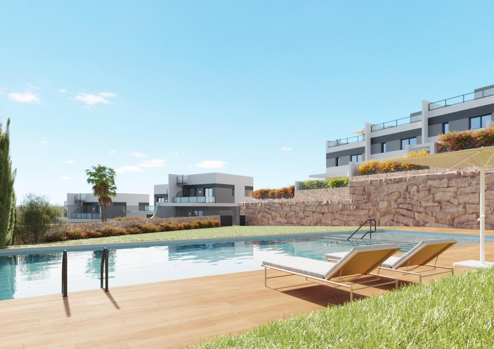 <p>Villa provided with 4 Bedrooms and 2 Bathrooms, communal swimming pool and parking spot. </p><p>These villas offer a luxurious and comfortable l...