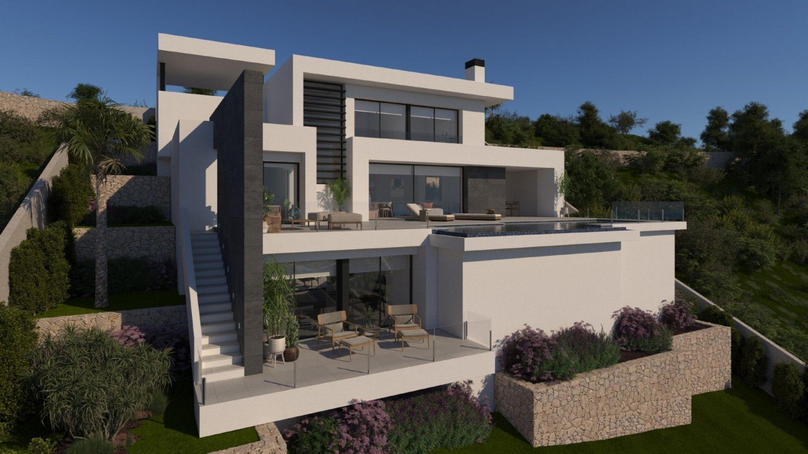 <p>Villa provided with 3 Bedrooms and 4 Bathrooms, infinity swimming pool and private garage. </p><p>Villa Iseo, villa with private pool and sea vi...