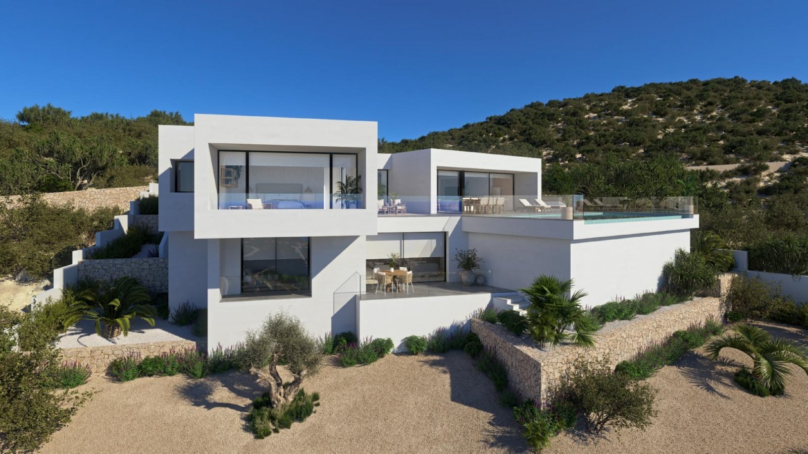 Benitachell - Cumbre del Sol: <p>Villa provided with 3 Bedrooms and 4 Bathrooms, infinity swimming pool and private garage. </p><p>Cumbre del Sol is a place where you can enjoy ... 