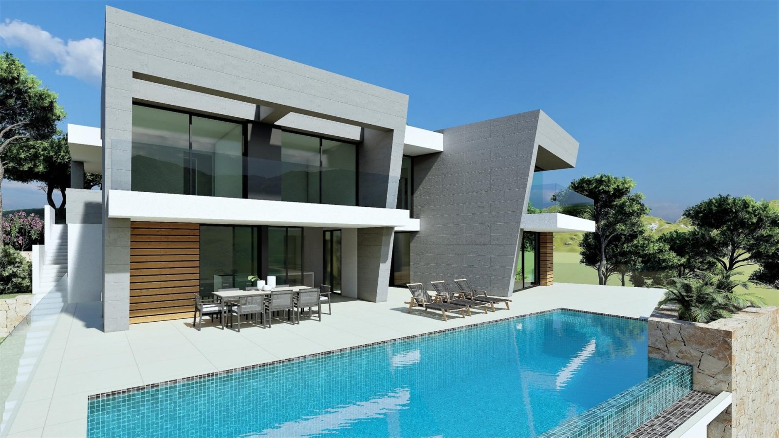 Benitachell - Cumbre del Sol: <p>Villa provided with 3 Bedrooms and 4 Bathrooms, infinity swimming pool and private garage. </p><p>In the heart of the Residential Cumbre del Sol... 