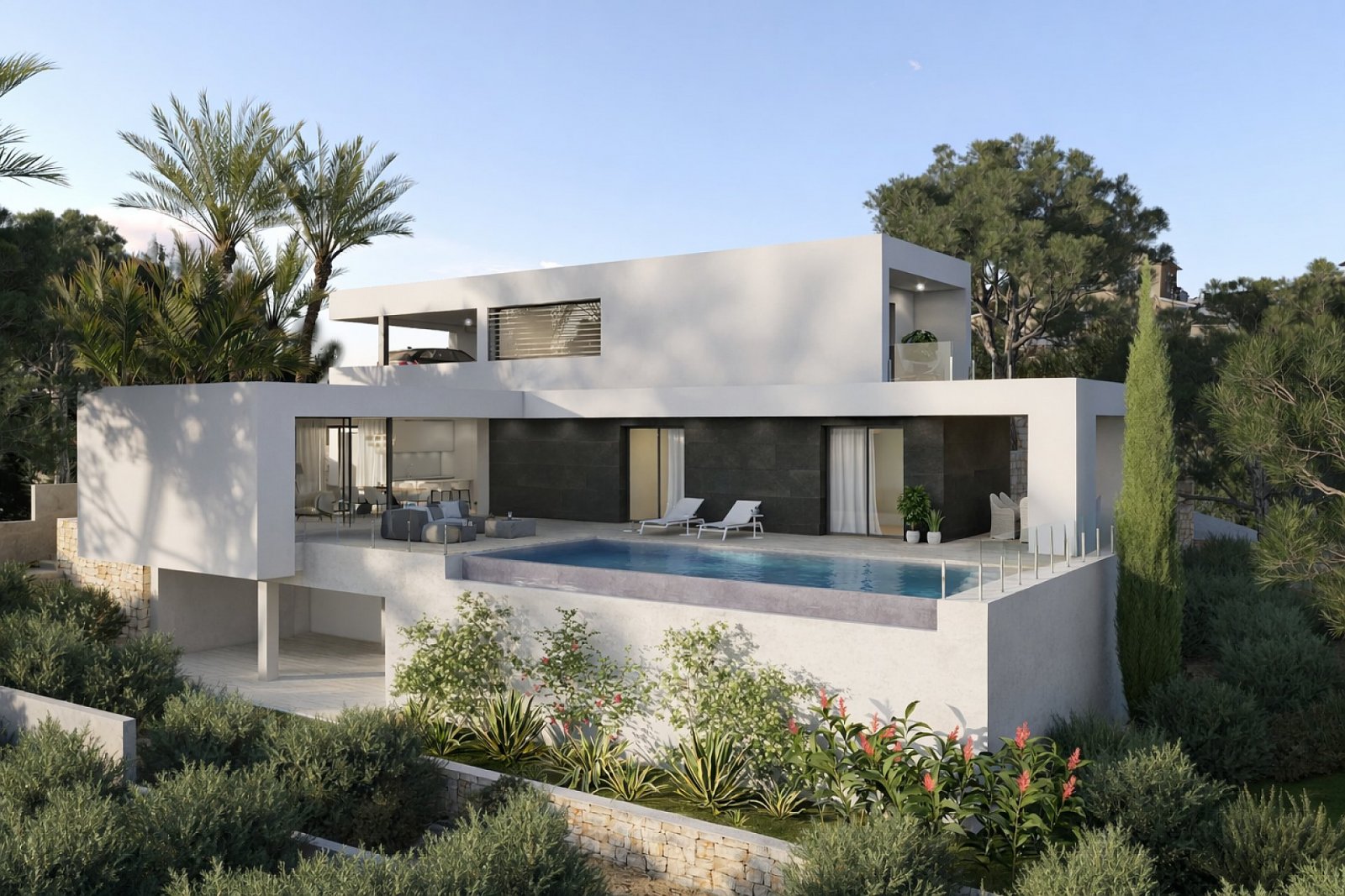 Benitachell - Cumbre del Sol: Moderne Villa mit Infinity-Pool und Meerblick 