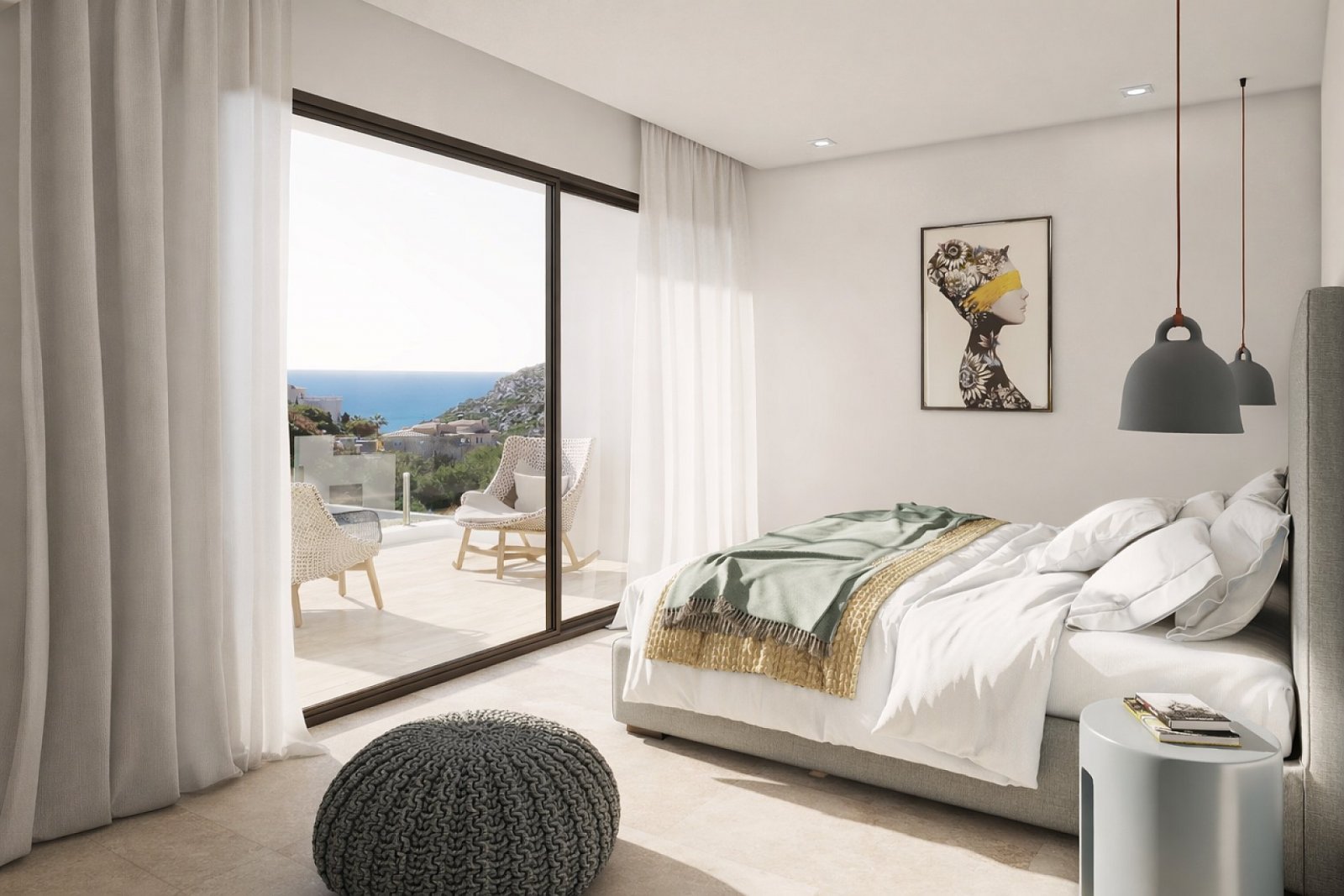 Moderne Villa mit Infinity-Pool und Meerblick