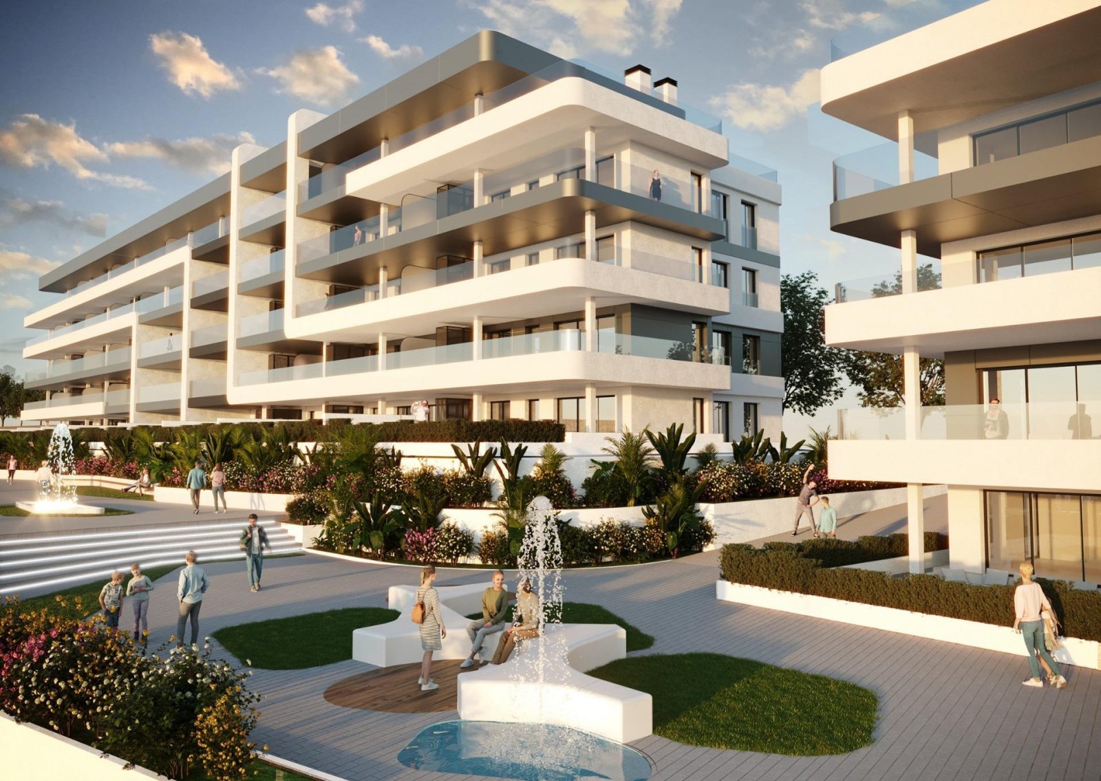 <p>Apartments - solarium provided with 2 Bedrooms and 2 Bathrooms, communal swimming pool and underground parking space with storage room. </p>