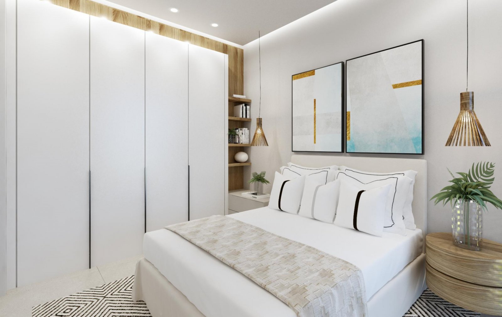<p>Apartment with terrace provided with 2 Bedrooms and 2 Bathrooms, communal swimming pool and underground parking space with storage room. </p><p>...
