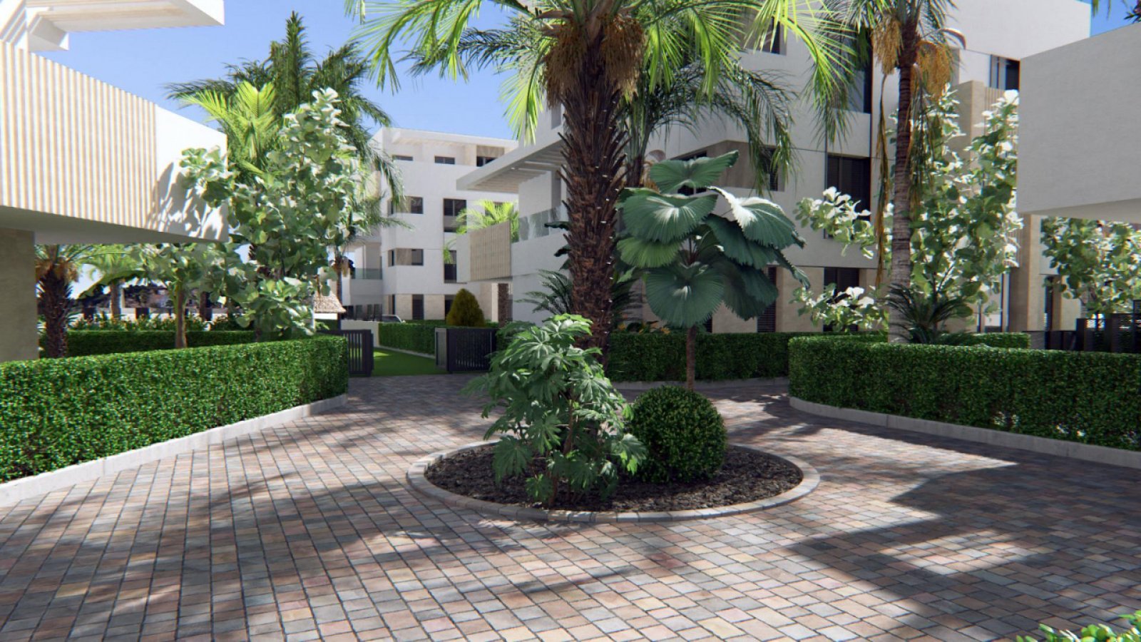 <p>Apartment with terrace provided with 2 Bedrooms and 2 Bathrooms, communal swimming pool and underground parking space with storage room. </p><p>...