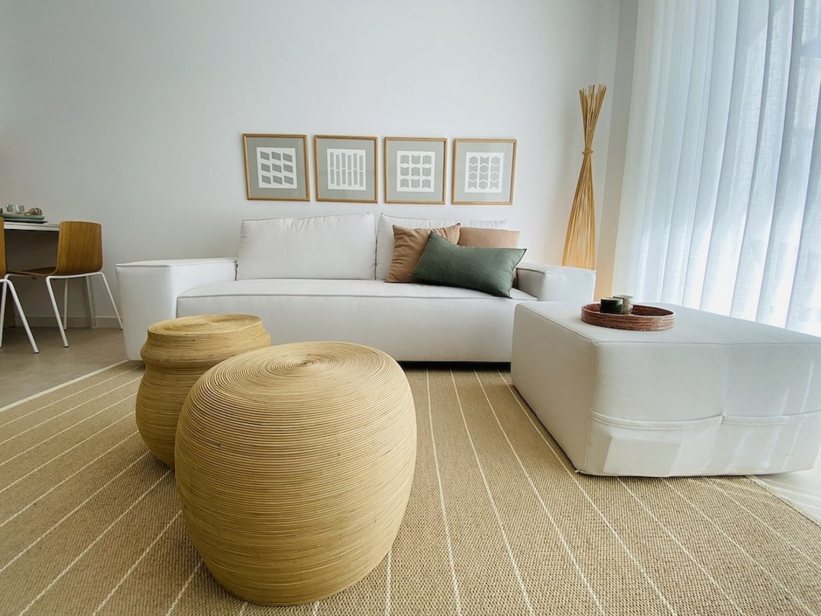 <p>Apartment with garden provided with 3 Bedrooms and 2 Bathrooms, communal swimming pool and parking space on own plot. </p><p>Small-scale complex...
