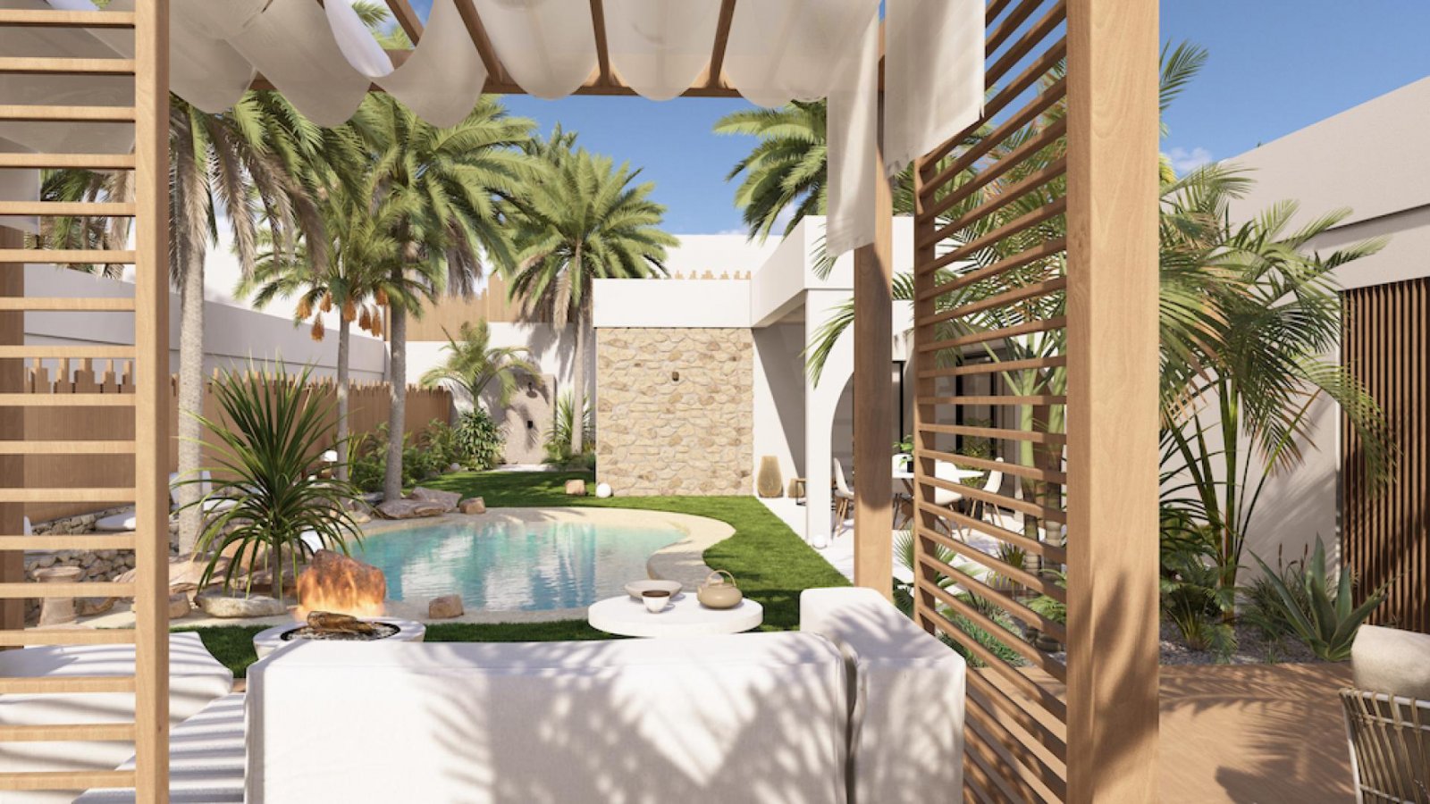<p>Villa provided with 2 Bedrooms and 2 Bathrooms, private swimming pool and parking space on own plot. </p>