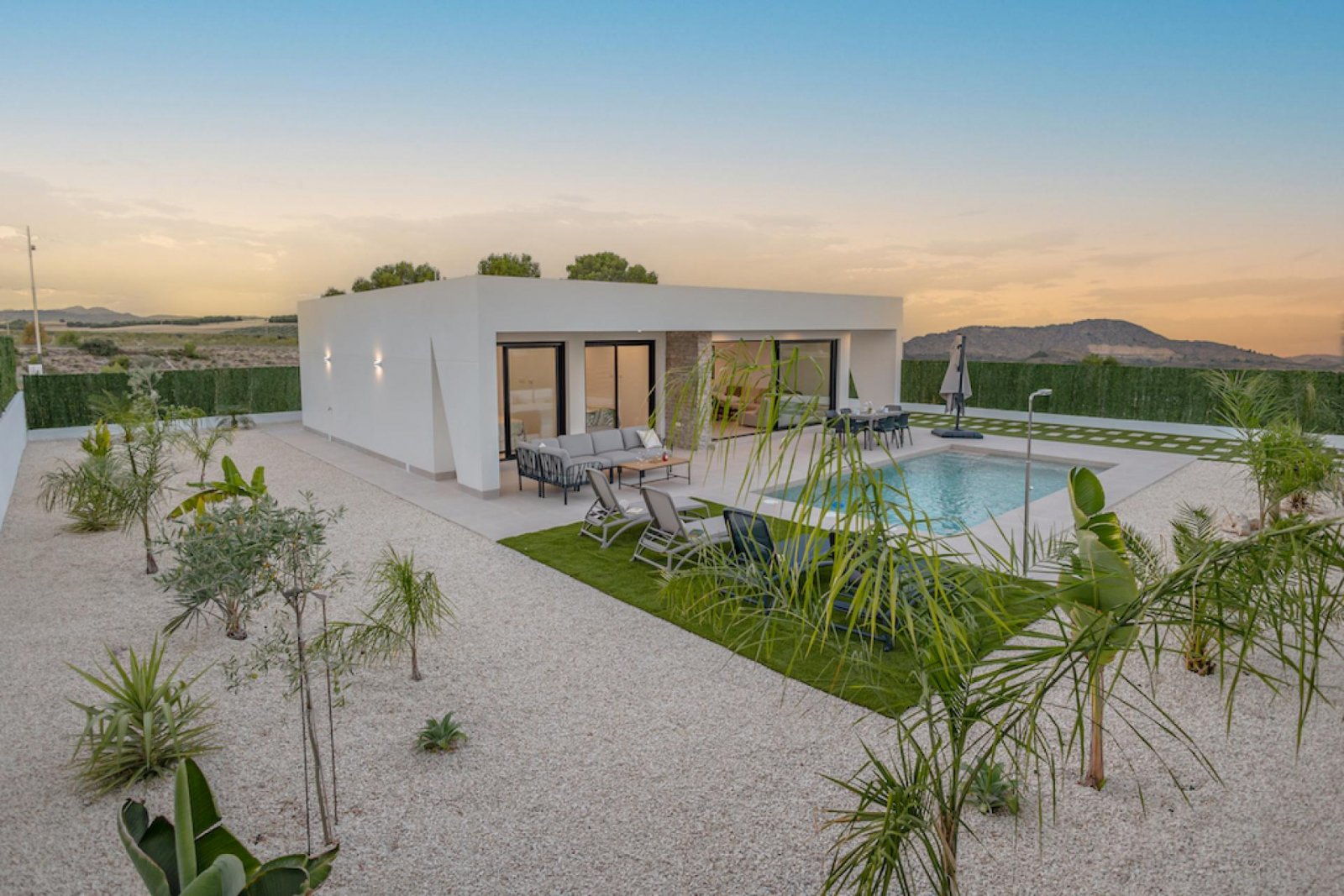 <p>Villa provided with 2 Bedrooms and 2 Bathrooms, private swimming pool and parking space on own plot. </p><p>Welcome to these beautiful new build...