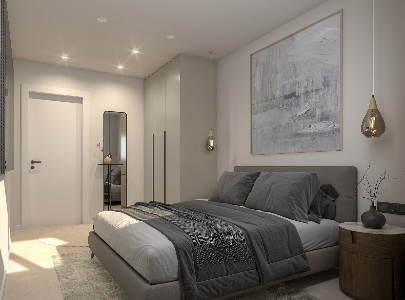 <p>Apartment with terrace provided with 3 Bedrooms and 2 Bathrooms, communal swimming pool and underground parking space. </p><p>The homes feature ...